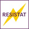 Logo tessuto resistat antielettrostatico