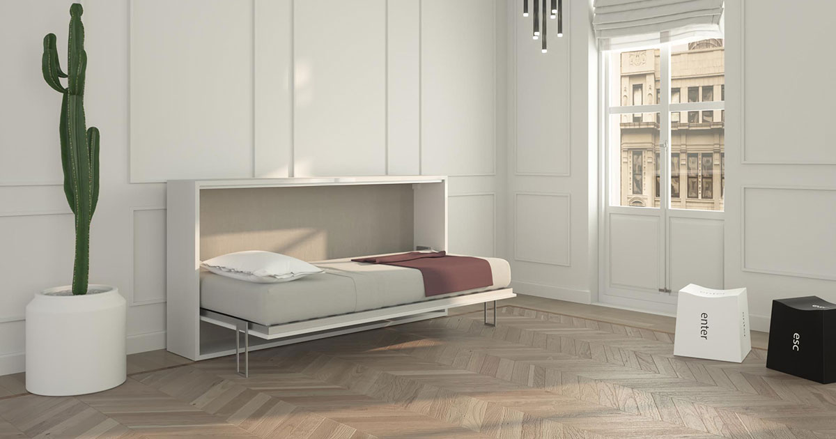 Scomparsa Ikea Letto Singolo A Scomparsa Orizzontale Con Armadio