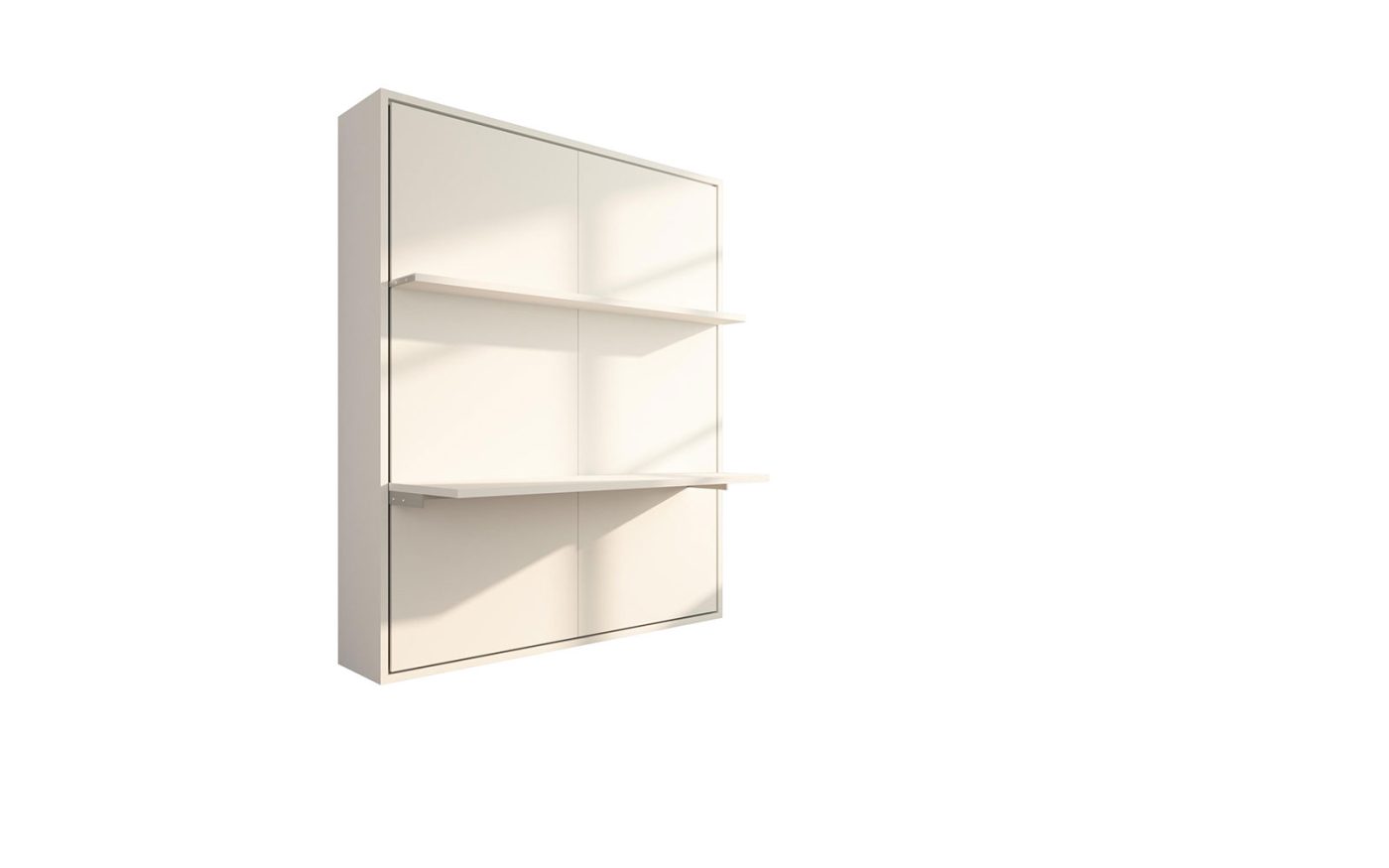 Cielo 160 - letto matrimoniale a scomparsa con scrittoio e mensola chiuso