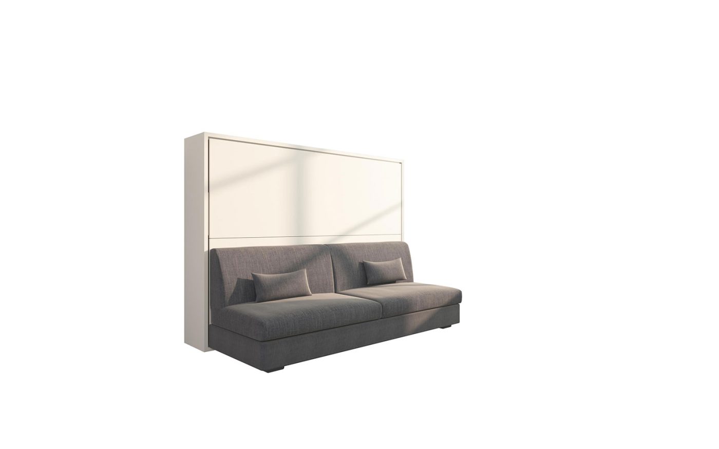 Piuma Sofa 140 Orizzontale - Divano tre posti con letto a due piazze a scomparsa basso