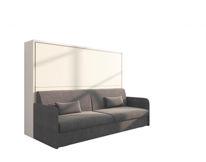 Piuma Sofa 140 Orizzontale è un letto a scomparsa con divano da quattro posti