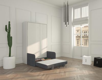Piuma sofa 120 con contenitore offre tanto spazio in più in un ingombro minimo