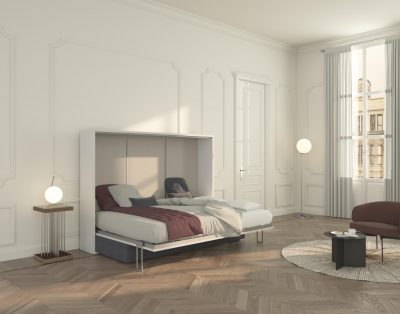 Piuma Sofa 140 Orizzontale si apre facilmente già pronto per la notte