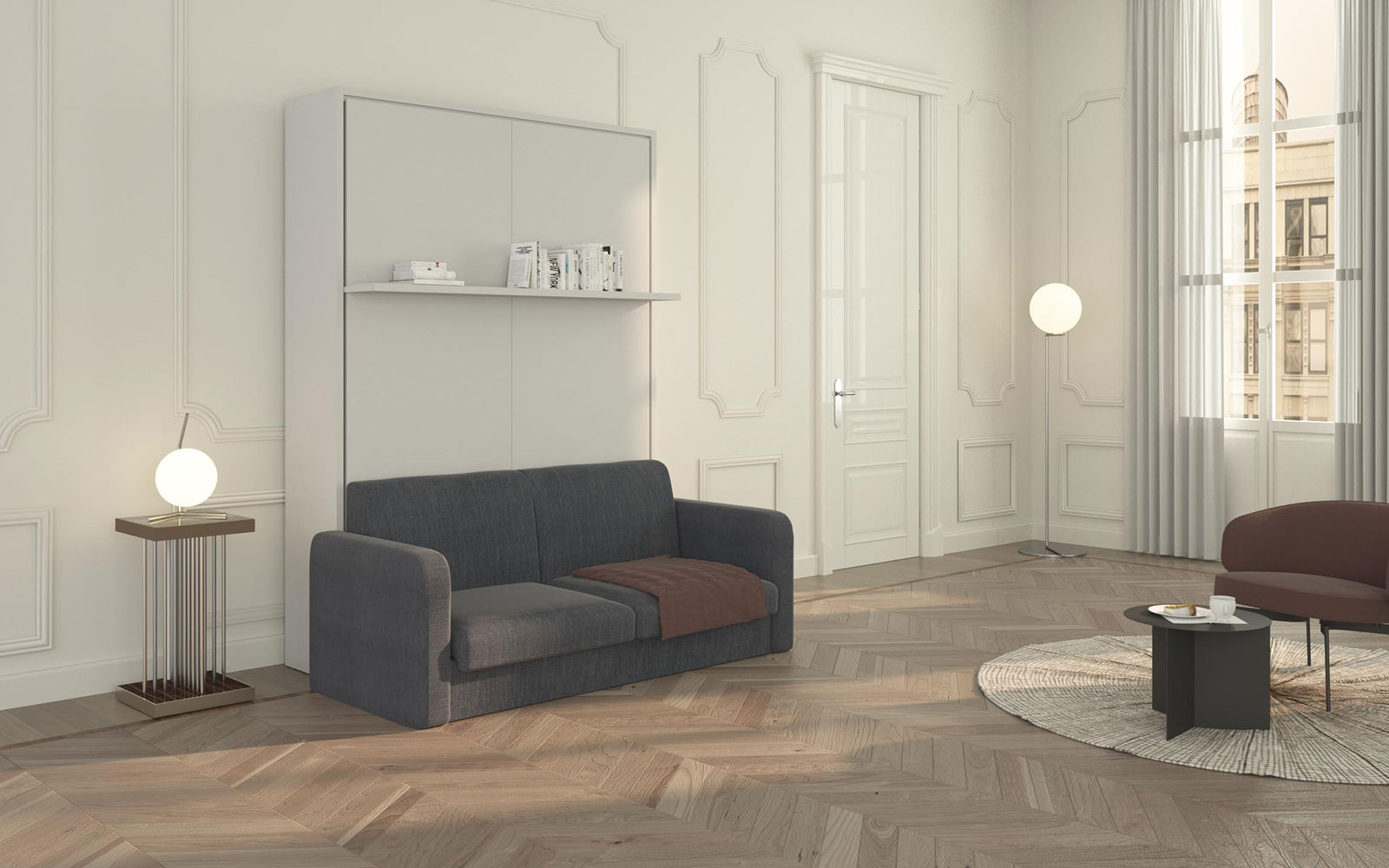 Letto Alla Francese A Scomparsa