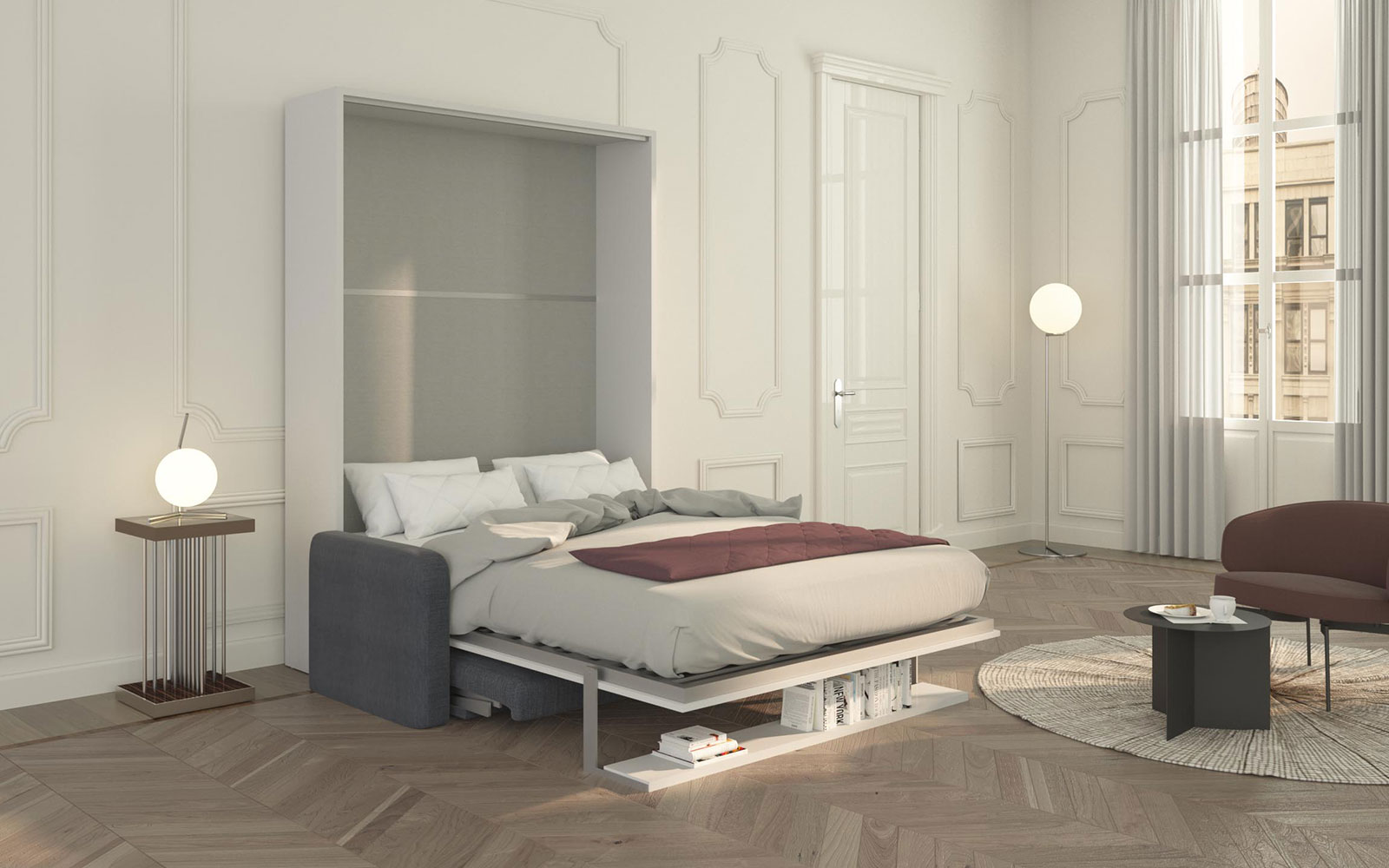 Letto Alla Francese A Scomparsa