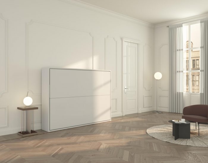 Un comodo letto per due nascosto in un mobile alto solo 1 metro e 60