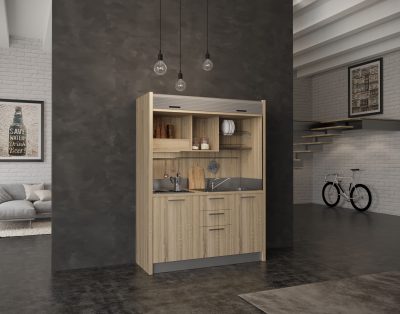 Una cucina monoblocco completa ideale per residence e BnB