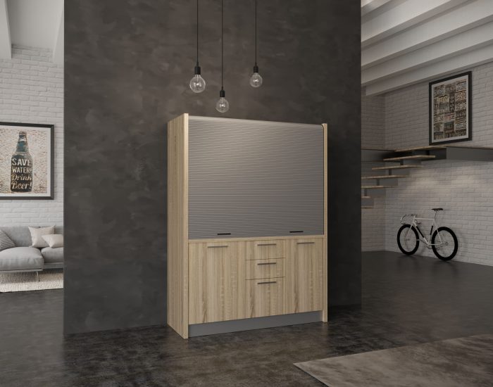 La cucina a scomparsa si adatta perfettamente a qualsiasi ambiente, dal rustico al moderno