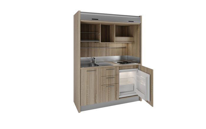 Chianti - mini cucina a scomparsa per residence e multiproprietà