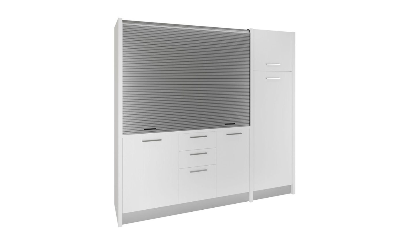 Conero - cucina a scomparsa con frigorifero grande