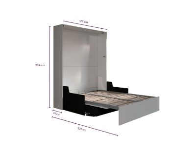 Letto a scomparsa 160 Verticale Divano Easy Automatico