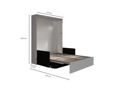 Letto a scomparsa 160 Verticale Divano Slim Automatico