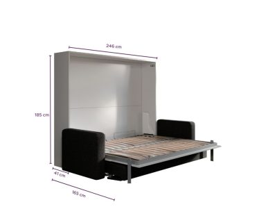 Letto a scomparsa 160 Orizzontale Divano Big Automatico