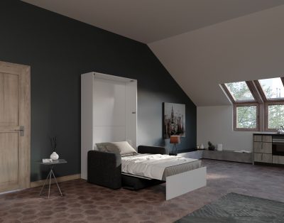 Aria Sofa 120 Big – Letto 1 piazza e 1/2 scomparsa con divano