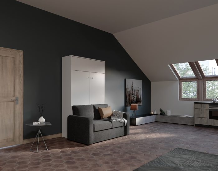 Aria Sofa 120 Big – Letto scomparsa 1 piazza 1 2 divano 2 posti