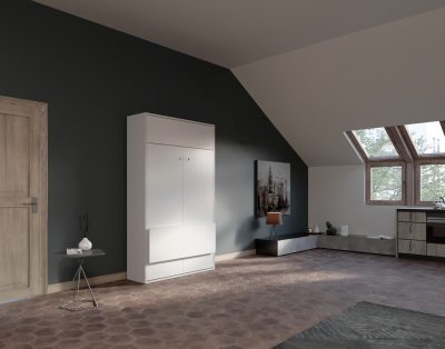 Aria Desk 120 – Letto una piazza e mezza scomparsa scrivania richiudibile