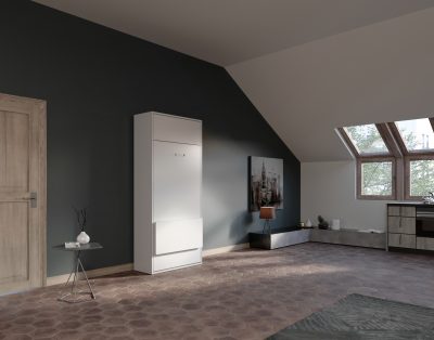 Aria Desk 85 – Letto a scomparsa singolo scrivania salvaspazio