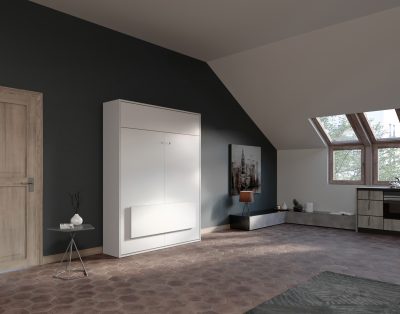 Aria Desk 160 – Letto 2 piazze matrimoniale a scomparsa scrittoio