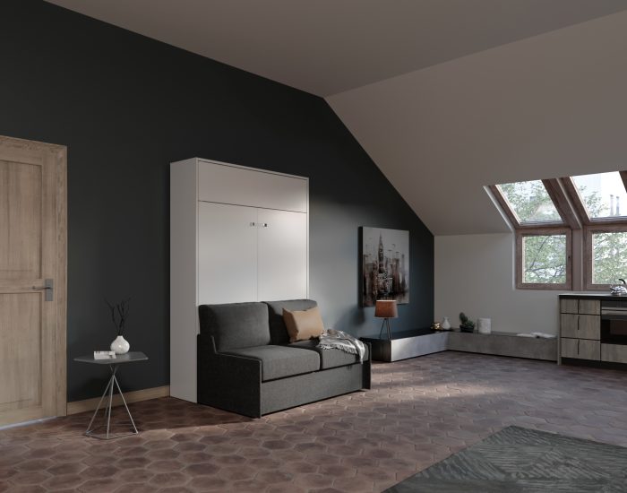 Aria Sofa 140 Easy – Mobile letto francese scomparsa divano 2 posti