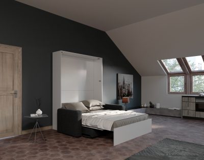 Aria Sofa 160 Big – Letto ribaltabile matrimoniale con divano monolocale