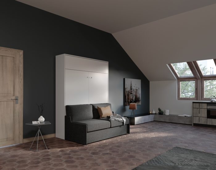 Aria Sofa 160 Easy – Mobile letto 2 piazze matrimoniale con divano