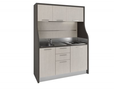 Cadore – minicucina retro per residence campagna