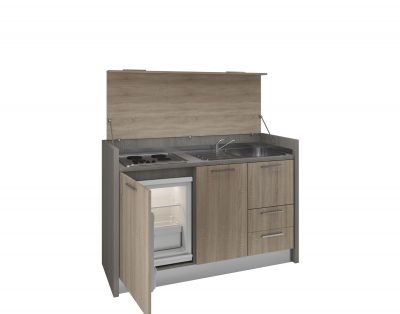 Cilento – cucina mobile basso per miniappartamento