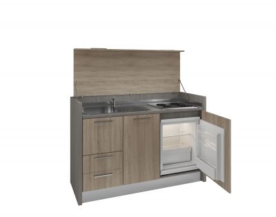 Cilento – base cucina quattro fuochi tipo madia per loft