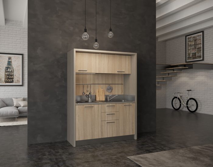 Garfagnana – cucina monoblocco 1 metro e 60 per casa vacanza