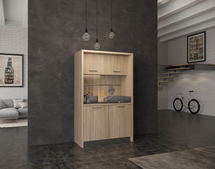 Gargano – mini cucina 1 metro e 30 frigo bar con fornelli