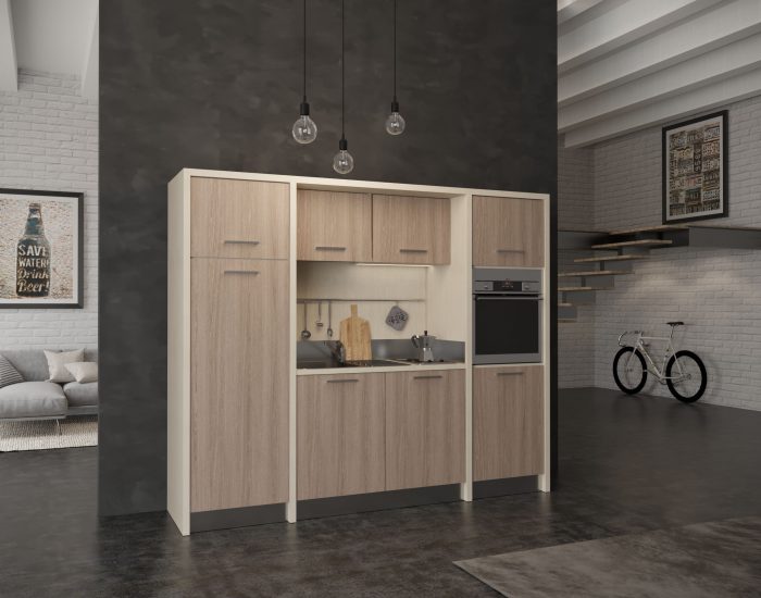 Langhe – cucina monoblocco completa con forno e congelatore