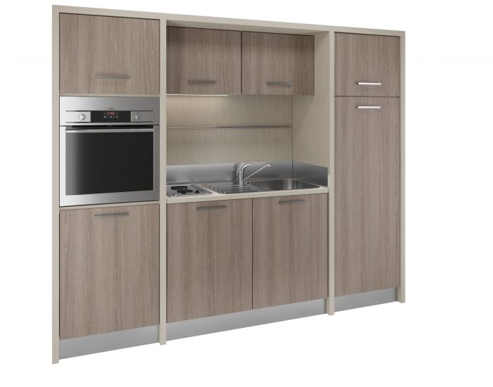 Langhe – cucina a scomparsa per strutture alberghiere