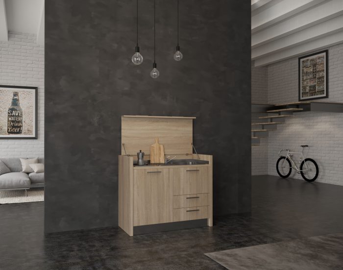 Marsica – mini cucina delle dimensioni di un carrello