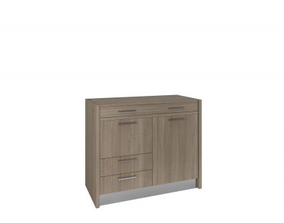 Marsica – mobile basso con cucina due fuochi per monolocali