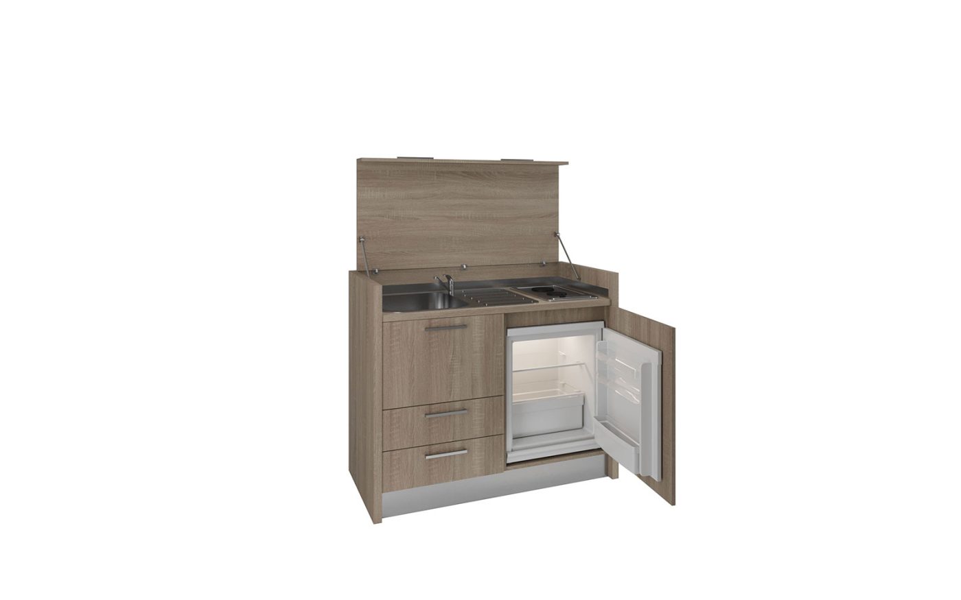 Mobile cucina basso a scomparsa totale compelto di tutto