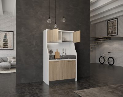 Monferrato – piccola cucina monoblocco per residence mare