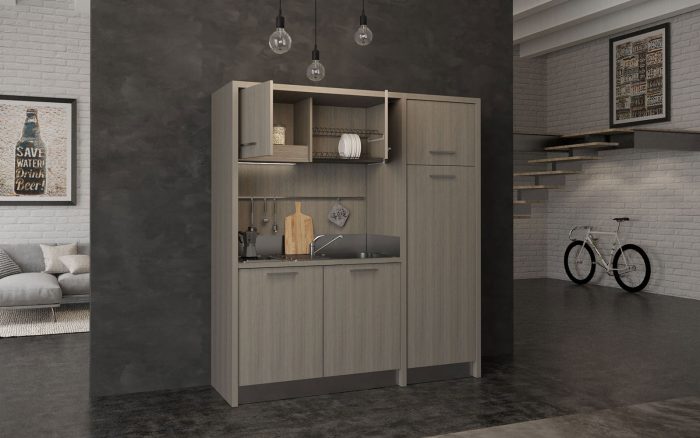 Mugello - Cucina monoblocco a vista ideale per miniappartamento