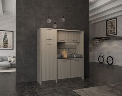 Mugello – grande cucina monoblocco con frigo congelatore