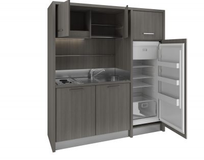 Mugello – cucina piccola chiudibile con frigo grande