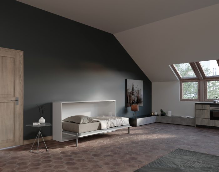 Neve 85 – Letto singolo ribaltabile comodo per cameretta