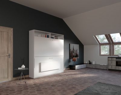 Nuvola Desk 85 – Letto scomparsa castello scrivania richiudibile camera bambini