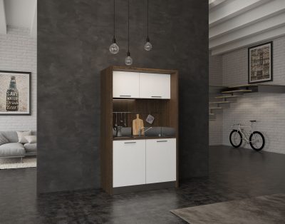 Sabina – mini cucina con frigo bar per residence