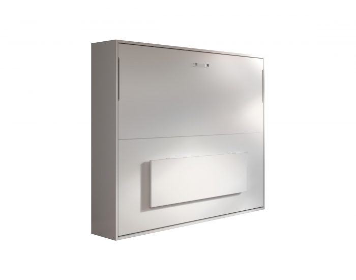 Soffio Desk 160 – Letto matrimoniale scomparsa orizzontale con scrivania