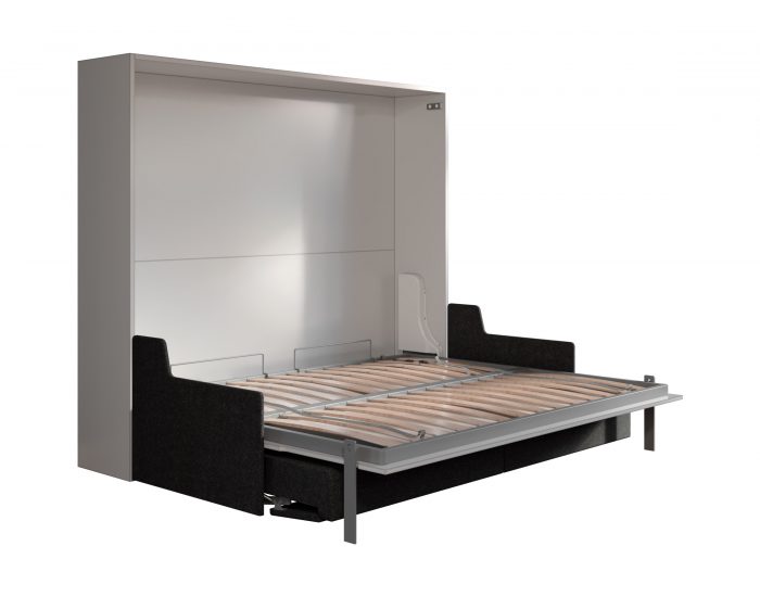 Soffio Sofa 160 Easy – Letto a scomparsa con divano soffitto basso