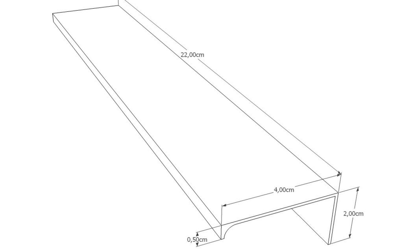 Maniglia per letti a scomparsa Linea Piuma © Soluzionisalvaspazio.it