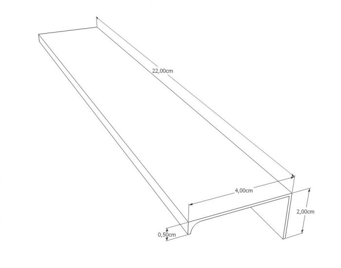 Maniglia opzionale per letti a scomparsa Linea Piuma