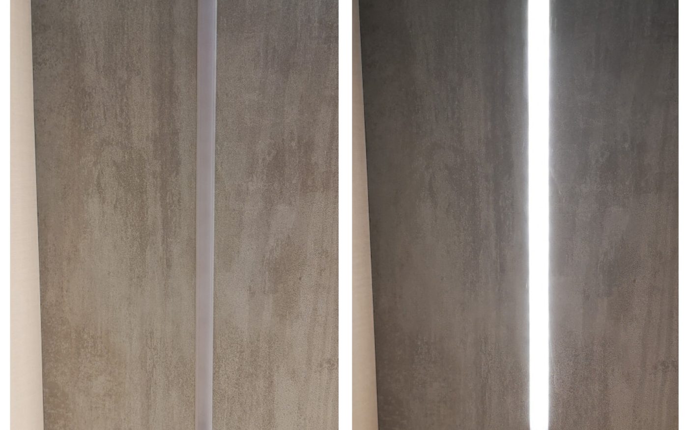 Lampada led Piuma Mani a incasso su fianco