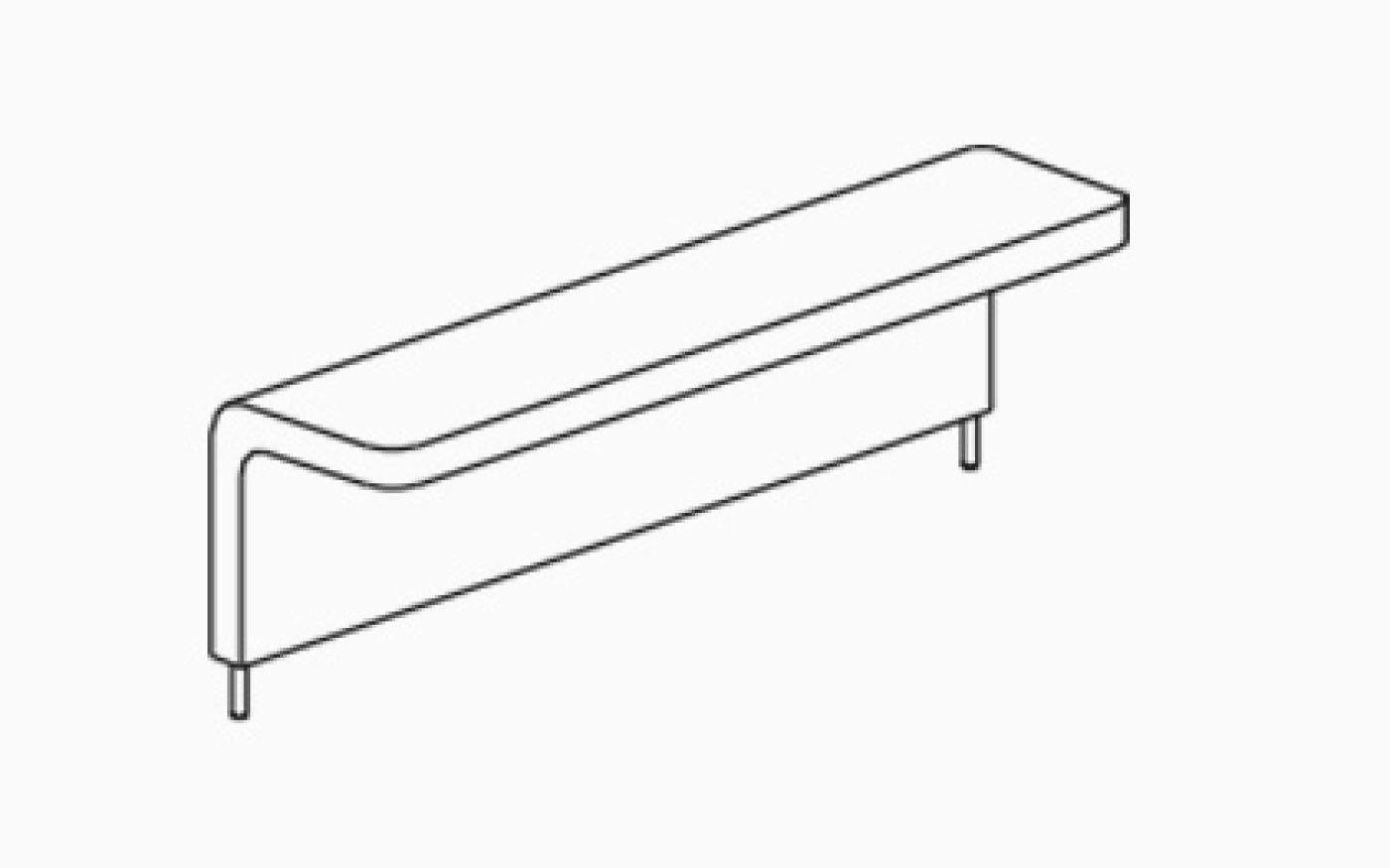 Testierina reclinabile per letto a scomparsa