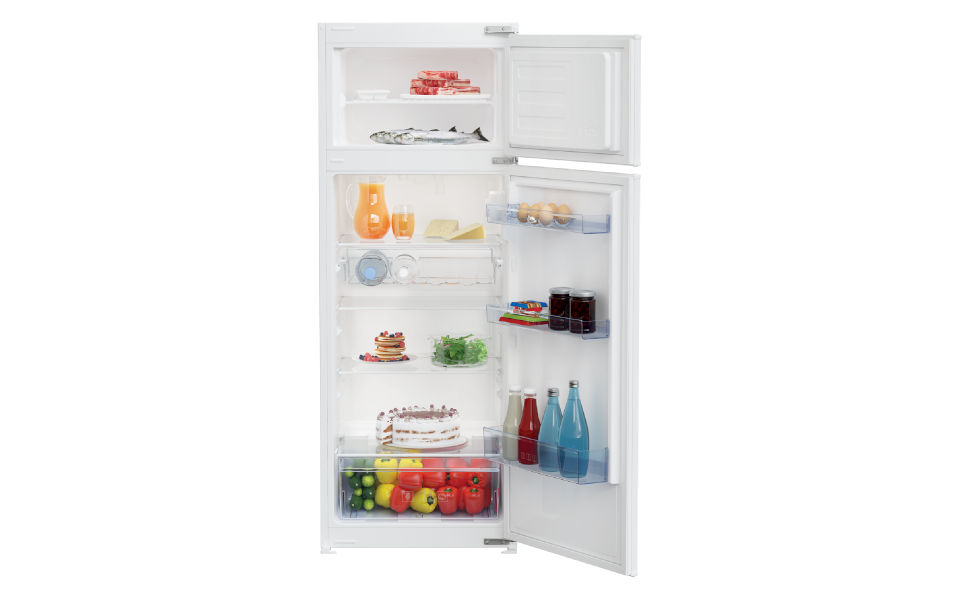 GranSasso – Mini cucina per monolocale con serranda e frigo a colonna 189cm