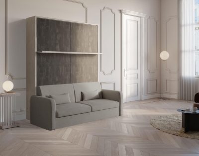 Brezza 160 Loft – Letto matrimoniale a scomparsa con divano